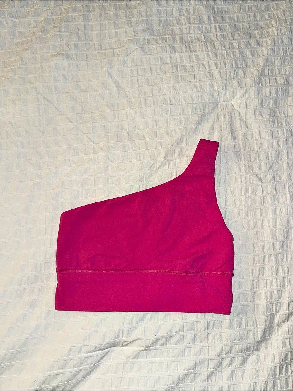 Lululemon Align Asymmetrical Bra Pink Sports Bra